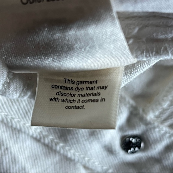 Free People White Bright Distressed Button Fly Raw Hem Denim Shorts Sz 27 NWT - Picture 9 of 13